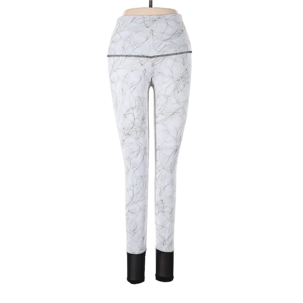 NEW Strut This OSFM Leggings Marbled Cosmos Mesh Ankle Insert Cutout Tight Pants